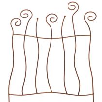 tételeket Rácsos, mászóeszköz, ívelt fém, művészi kerti dekoráció, 72cm