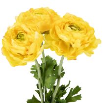 tételeket Műboglárka egyetlen virágként elegáns és kevés karbantartást igénylő dekorációként, 51 cm, 3 darab