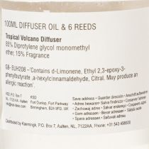 tételeket Szobaillatosító diffúzor egzotikus kókusz és mangó illattal a hosszan tartó frissességért otthon, 19 cm, 2 darab