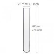 tételeket Kémcső 200mm × 27mm