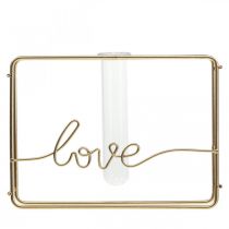 tételeket Kémcsőtartó fém kémcső díszváza 11,5cm