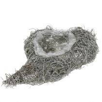 tételeket Szőlőszív mosott fehér 16cm x 21cm 1db