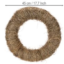 tételeket Szőlőkoszorú, kezeletlen, kerek, natúr koszorú kézműveskedéshez, 45cm