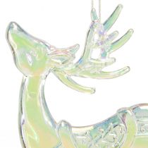 tételeket Rénszarvas dekoráció Karácsonyi díszek irizáló H12cm 3db