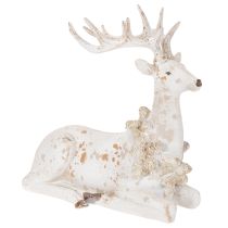 tételeket Dekoratív figura ülő szarvasról aganccsal, 30 cm