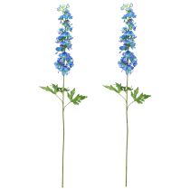 tételeket Delphinium Artificial in Blue Garden Flower L88cm 2db