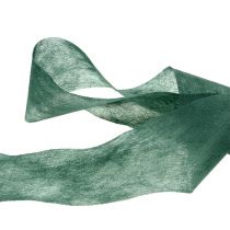 tételeket Római csomagolószalag, nem szőtt, 6 cm széles, zöld, virágkötészethez, 75 m