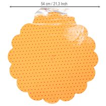 tételeket Rondella Dots virágos mandzsetta pöttyökkel Ø54cm 100 db