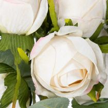 tételeket Művirág csokor rózsákból stílusos asztaldíszítéshez, 31 cm, 3 darab