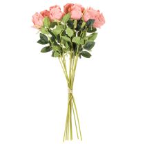 tételeket Műrózsa virágok csokorban, hosszú szár 62cm, 12 darab