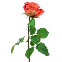 Rózsa művirág lazac 67,5cm