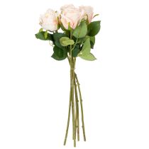 tételeket Műrózsa csokor stílusos lakberendezéshez és ünnepi alkalmakra, 44 cm, 6 darab
