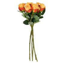 tételeket Műrózsa kompozíció, időtlen fénypontja bármilyen enteriőrnek ízléses dekorációhoz, 44 cm, 6 darab