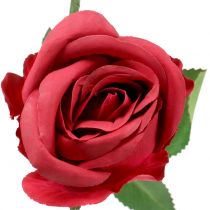 Rózsa piros 44cm 6db