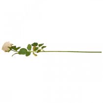 tételeket Rose Cream Silk Flower Artificial Rose L74cm Ø7cm
