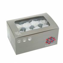 tételeket Tartósított rózsa közepes Ø4-4,5cm fehér 8 db