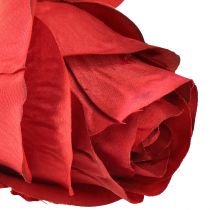 tételeket Rózsaág Selyemvirág Műrózsa Piros 72cm