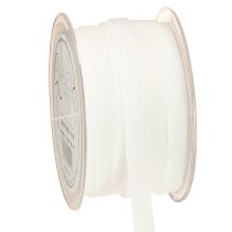 tételeket Bársonyszalag fehér díszszalag ajándék szalag fehér 10mm 20m