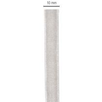 tételeket Bársonyszalag, dekoratív szalag tekercsben kreatív dekorációkhoz, 10 mm széles, 20 m hosszú