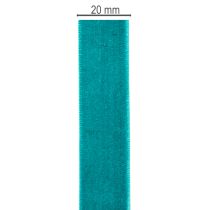 tételeket Dekoratív bársonyszalag díszítéshez, 20 mm széles, 10 m hosszú