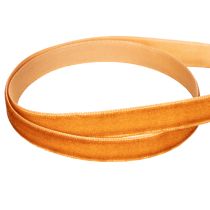 tételeket Dekoratív bársonyszalag díszítésre, tekercsben, 10 mm széles, 20 m hosszú