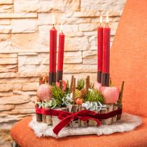 tételeket Bársony szalag sötétvörös 20mm 10m