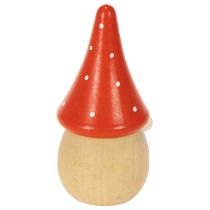 tételeket Mini Gnóm Figura Légyölő Galóca Asztaldísz 10cm 6db