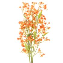 tételeket Művirág orchidea ág narancssárga filigrán szobadekoráció 110cm 3db