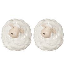 tételeket Dekoratív bárány, mint barátságos figyelemfelkeltő a nappaliba és a kertbe 11cm 2db