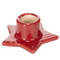 tételeket Csillag alakú gyertyatartó kúpos gyertyákhoz, adventi és karácsonyi, 8 cm, 2 darab