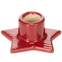 tételeket Csillag alakú gyertyatartó kúpos gyertyákhoz, adventi és karácsonyi, 8 cm, 2 darab