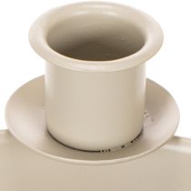 tételeket Mécsestartó 4 db-os foglalattal, modern adventi koszorú, bézs, 15 cm