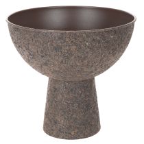 tételeket Kerek virágcserép talpon, modern virágcserép, 25 cm
