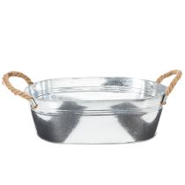 tételeket Ovális tál 35cm x 21.5cm M11.5cm, fényes cink