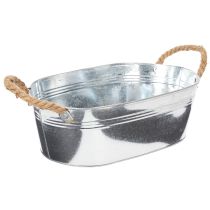 tételeket Ovális tál 35cm x 21.5cm M11.5cm, fényes cink