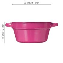 tételeket Fém virágtartó, nyári dekoráció a nappaliba, 23 cm, 3 darabos