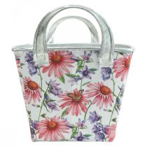 tételeket Jardiniere tavaszi virágláda fém dekoráció 20×12,5×10cm