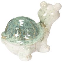 tételeket Kerámia teknősfigura, mint a nappali szemet gyönyörködtető dísze, dekoratív figura, 22 cm