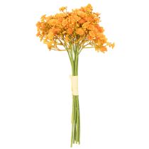 tételeket Művirág ág, narancssárga virágdíszekhez, 30 cm, 10 db