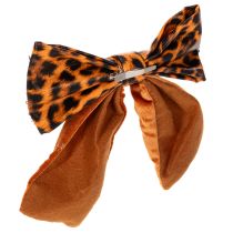 tételeket Dekoratív masni állatmintás leopárd mintával 20cm 3db