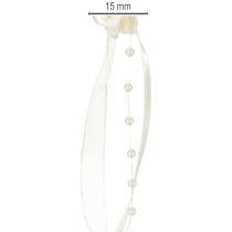 tételeket Valentino krémszínű szalag 15mm 5m