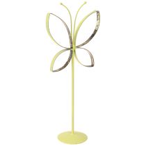 tételeket Pillangó fém díszállvány zöld arany H29cm 2 db