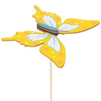 tételeket Virágcsíptetők, kézműves kellékek, pillangó motívum ajándékcsomagolás díszítéséhez, 28,5 cm, 12 darab