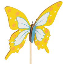 tételeket Virágcsíptetők, kézműves kellékek, pillangó motívum ajándékcsomagolás díszítéséhez, 28,5 cm, 12 darab