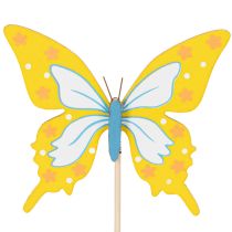 tételeket Virágcsíptetők, kézműves kellékek, pillangó motívum ajándékcsomagolás díszítéséhez, 28,5 cm, 12 darab