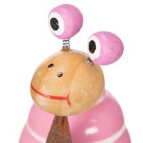 tételeket Csiga figura vidám dizájnnal, bájos tavaszi dekorációval, 9 cm, 4 darabos