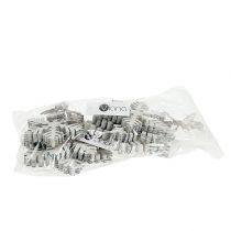 tételeket Fa hópelyhek fehér-szürke fajta. 7-12cm 6db