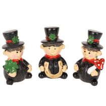 tételeket Szerencsehozó kéményseprő figura felragasztásra, 5cm, 6 darabos