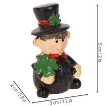 tételeket Szerencsehozó kéményseprő figura felragasztásra, 5cm, 6 darabos