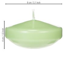 tételeket Úszó gyertya, dekoratív ünnepi alkalmakra és hangulatos pillanatokra, 8 cm, 8 darab